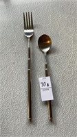 Vintage - fork & spoon- extendable to 24 inches