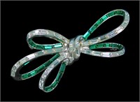 Trifari Pat Pending 1952 Rhinestone Brooch