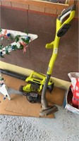 Lot of Ryobi Trimmer Blower Electric