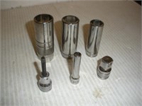 Snap-On Assorted 1/4 & 3/8 Drive Sockets