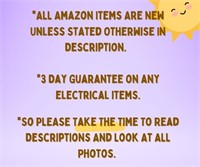 All Amazon Items Are NEW Unless Otherwise Stated