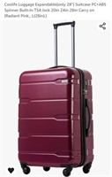 NEW Coolife Luggage Expandable (only 28")