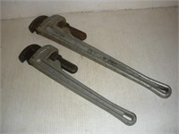Ridgid Aluminum Pipe Wrenches  18 & 24 inch