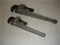 Ridgid Aluminum Pipe Wrenches  10 & 14 inch