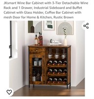 NEW Wine Bar Cabinet w/ Wine Rack & 1 Drawer,