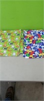 2 Pieces  Cat Themed Fabric
