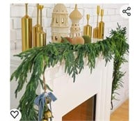 9 Ft Norfolk Pine Faux Christmas Garland (New)