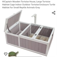 NEW Wooden Tortoise House,