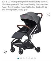 NEW Self Folding Baby Stroller, Grey

*Some