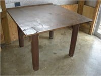 Heavy Duty Welding Table w/3/4 thick top