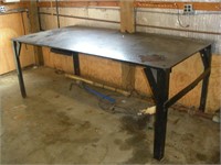 Heavy Duty Welding Table w/1/2 thick top