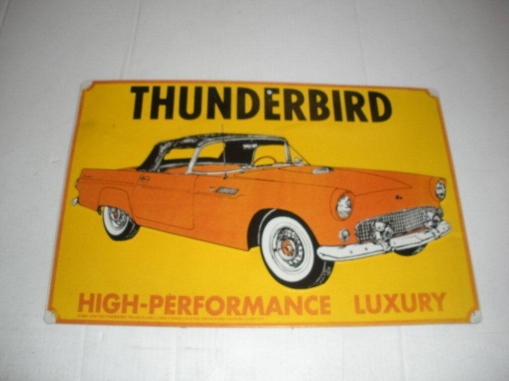 Thunderbird Metal Sign  18x12 inches