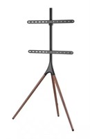 Artistic Wooden Tripod TV Stand with Mount for