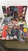 Large group of mixed newer comics including swamp