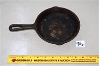 6 1/2 in cast iron skillet, marked 2