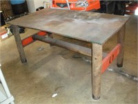 Heavy Duty Welding Table w/3/4 thick top