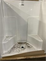 Shower Stall with center  Drain and two shower