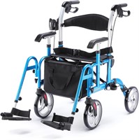 OasisSpace Rollator Walker  10" Wheels