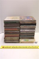 Group lot of cd's; includes country, oldies,