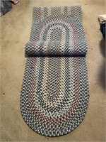 braided runner rug 120 inches long