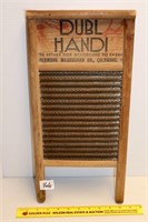 Vintage Dubl Handi wash board; measures approx. 8