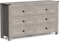 Damage EasyCom 6-Drawer Wood Rustic Dresser