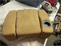 bed chair with backrest, cup holder,massage and