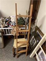 wooden ladder 12"w x 4.5ft tall BB1