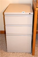 Small metal filing cabinet