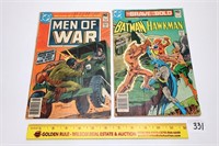 (2) 1980 DC comic books "Men of War" & "The Brave