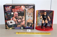 WWF wrestling action figures & wrestling wring