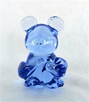 3" Blue Glass Mouse US Comm Fine Arts Gallery
