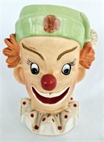 Napcoware Clown Head Vase Planter Note Condition