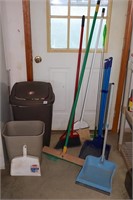 Group lot of household cleaning items including