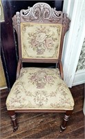 East Lake Upholstered Carved Chair