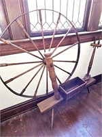 Large Primitive Spinning Wheel