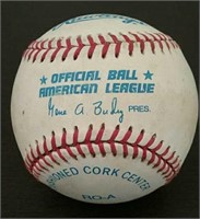 1990's Rawlings American League Signed Baseball,