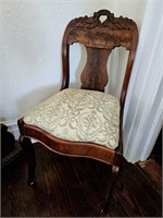 Carved Accent Side Chair