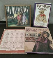 Bag-2 Antique Doll Collector Books,Teddy Bear