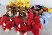 TY Beanie Baby Lot of 15 Larger