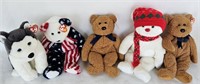 TY Original Beanie Buddy Lot of 5 Larger