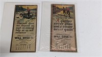 1924 &25 Will Ross Inc Calendars