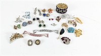 1950's-60's Rhinestone Bling Jewelry & More