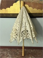 Vintage Lace Embroidered Umbrella