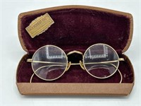 Antique 12K Gold Filled Fancy Eyeglasses