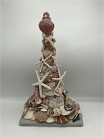 Artisan Seashell Tall Tree Sculpture