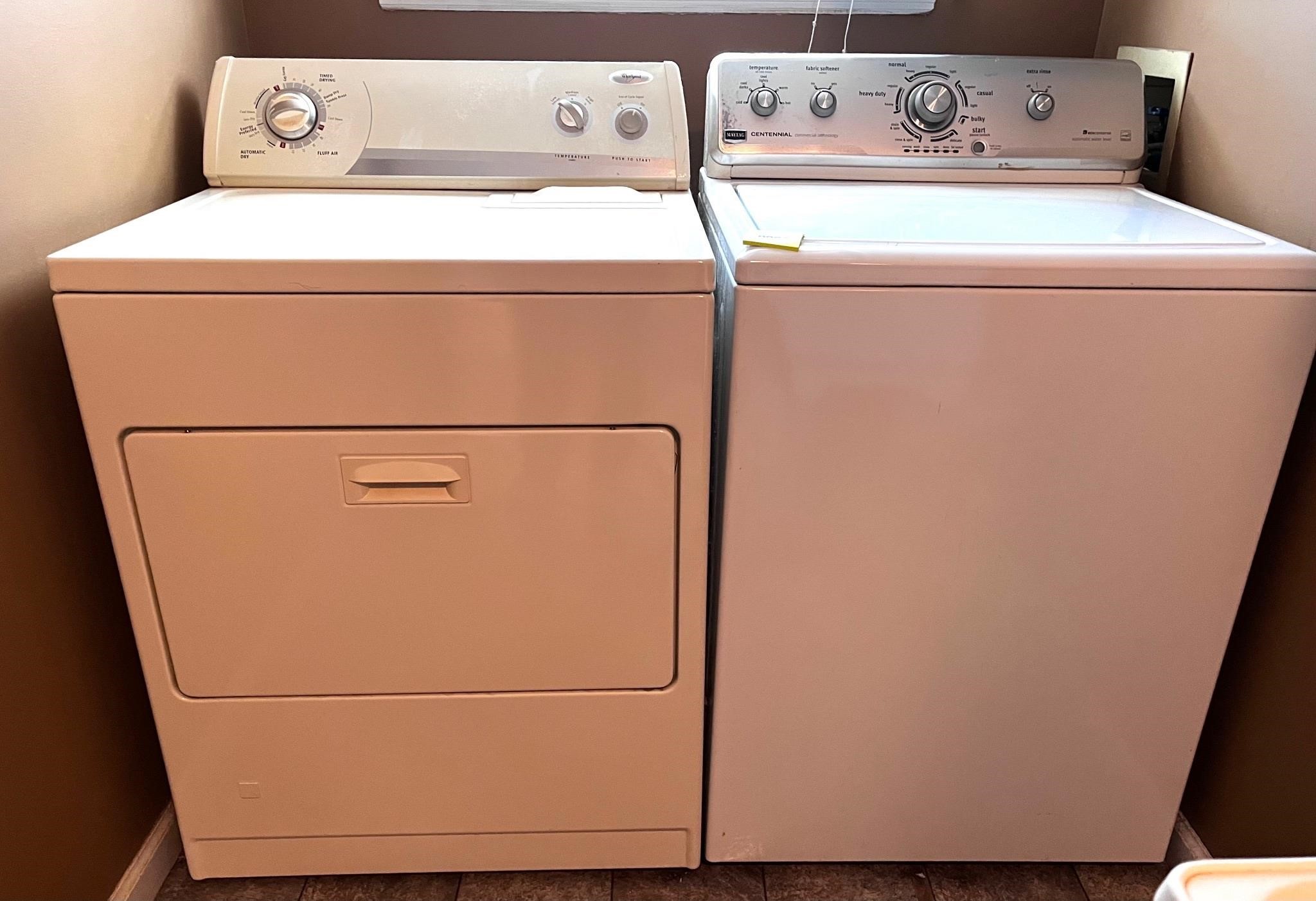 Washer, Dryer