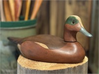 Bundy & Co Country Green Wing Teal Prototype Decoy