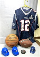 Vintage NFL Brady Jersey Etc. See Photos for