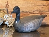 Signed CWW Antique Working Goose Decoy